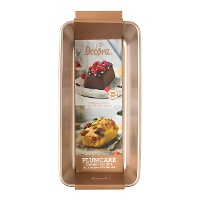 Molde rectangular de 29,5 x 14,8 x 6,5 cm para plumcake - Decora