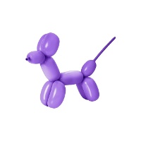 Globos de látex moldeables en colores vivos - 50 unidades
