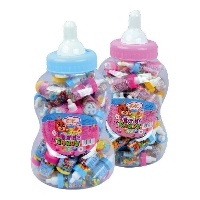 Mini biberones con caramelos de 20 gr - 50 unidades