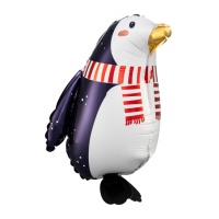 Globo con forma de pingüino de 42 x 29 cm - Partydeco