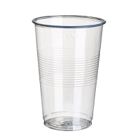 Vasos de 350 ml de plástico transparentes - 50 unidades