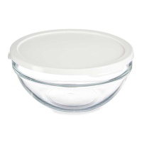 Tupper de 1700 ml de cristal redondo