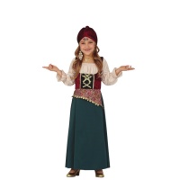 Disfraz de pitonisa zíngara para niña