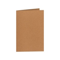 Tarjetas dobles papel craft 17x11cm 180gr 50uds