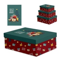 Caja de Tió de Nadal - 3 unidades