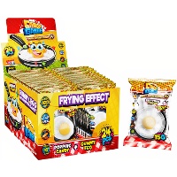 Huevo de gominola con caramelos explosivos de 15 gr - 24 unidades