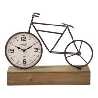 Reloj de mesa bicicleta con base - DCasa