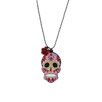 Collar de Catrina con rosa