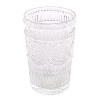 Vaso de 400 ml cristal grabado transparente