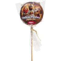 Piruleta de chocolate de Reyes magos de 30 gr - 1 unidad