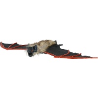 Colgante de murciélago negro de 38 cm