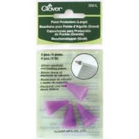 Protector de punta para agujas talla L de 3,75 a 6,5 mm - Clover - 2 pares