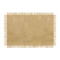 Mantel individual de 45 x 30 cm fibra natural