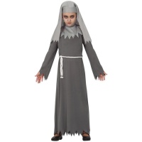 Disfraz de monja gótica para niña