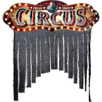 Cortina de Payaso Circus de 90 x 30 cm