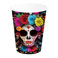 Vasos de Catrina de 240 ml - 6 unidades