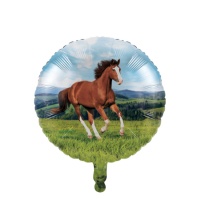 Globo redondo de caballo de 45 cm - Creative Converting