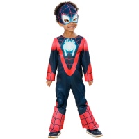 Disfraz de Spidy y su superequipo de Miles Moreles infantil