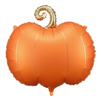Globo de calabaza naranja de 62 x 59 cm