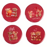 Imán de osos amorosos resinado - 1 unidad