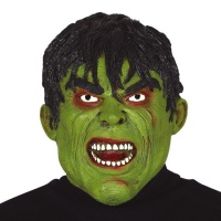 Máscara de hombre verde