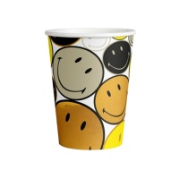 Vasos de Smiley Movement de 250 ml - 8 unidades