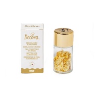 Oro comestible en migas 23 kilates de 0,125 gr - Decora