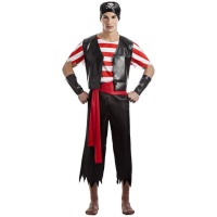 Disfraz de pirata con bandana para hombre