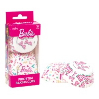 Cápsulas para cupcakes de Barbie blancas - Decora - 36 unidades