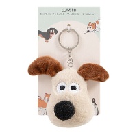 Llavero de perro de peluche