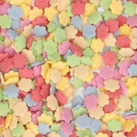 Sprinkles de flores multicolor de 60 gr - FunCakes