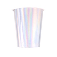 Vasos iridiscentes de 270 ml - 6 unidades