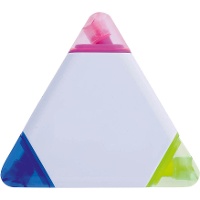 Subrayador triangular de 3 colores