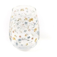 Vaso de 420 ml de Flores - 1 unidad