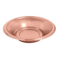 Cuencos de 18 cm redondos de plástico - 6 unidades