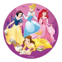Papel de azúcar de Princesas Disney de 16 cm