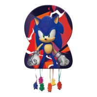 Piñata de de Sonic prime de 65 x 46 cm
