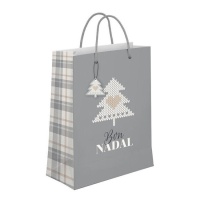 Bolsa regalo de 32 x 26 x 10 cm de Nordic Bon Nadal
