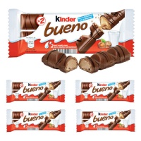 Kinder bueno de chocolate con leche - 5 unidades