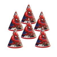 Sombreros del fantástico Spiderman - 6 unidades
