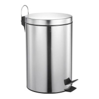 Cubo de basura de 12 L de acero inoxidable