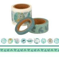 Washi tape de animales safari - 5 m