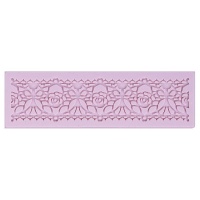 Molde de silicona rectangular de cenefa de 17,9 x 5,3 cm - Artis decor