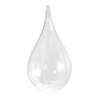 Gota de plástico rellenable de 10 x 5,5 cm - 1 unidad