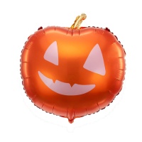 Globo de calabaza sonriente de 52 x 52 cm - Partydeco