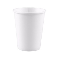 Vasos de 350 ml de cartón blancos biodegradables - 10 unidades