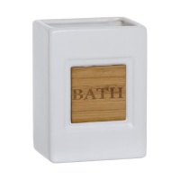 Portacepillos de dientes Bath blanco