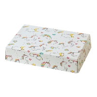 Caja de 23,5 x 16 x 5 cm de unicornio blanca