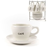 Taza de café de 100 ml Café blanco - 6 servicios