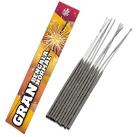 Bengalas estrellitas doradas de 30 cm - 10 unidades